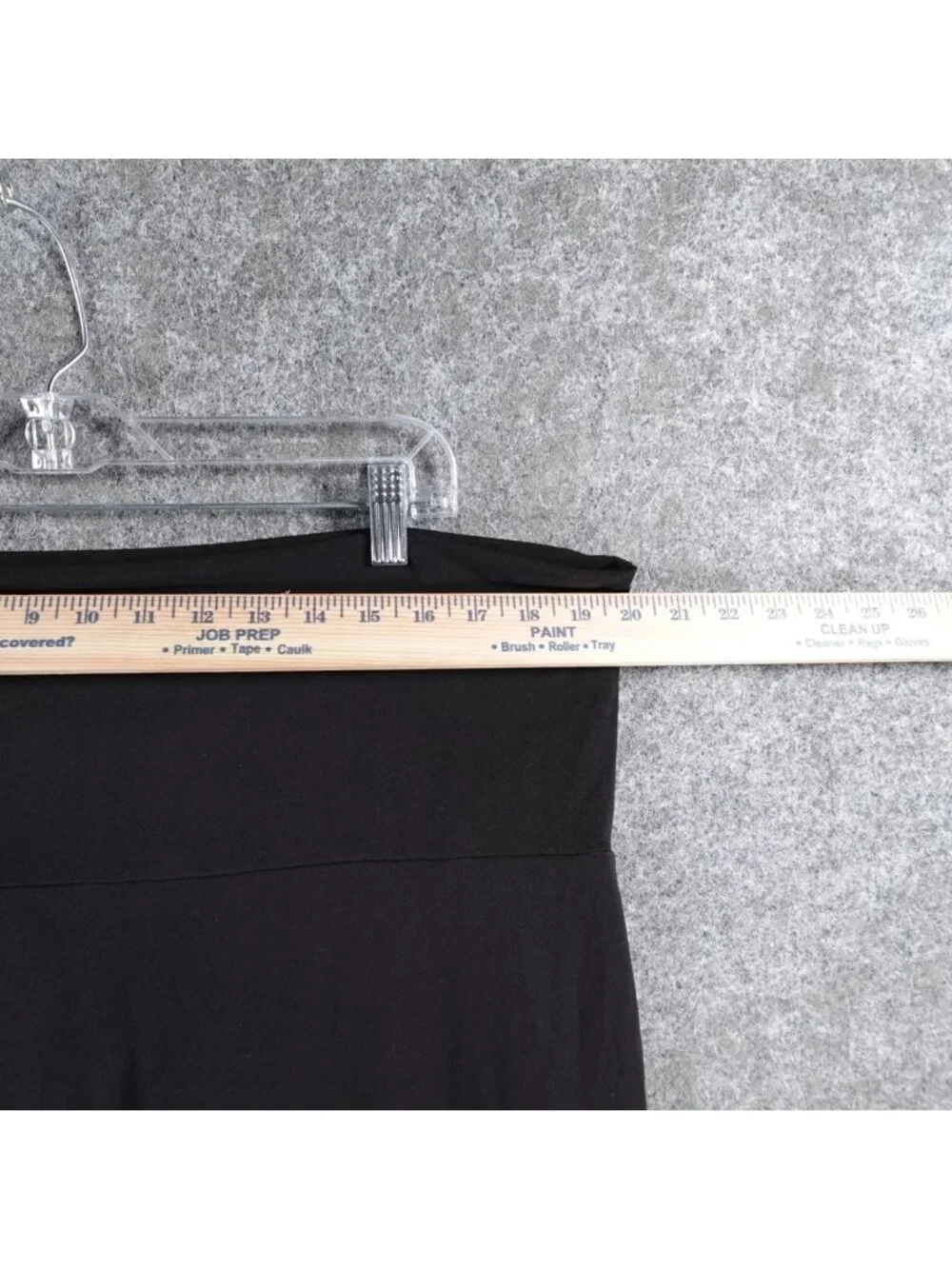 Collections ETC Maxi Skirt Womens XL R Black High-Waisted Jersey Stretch Pull On